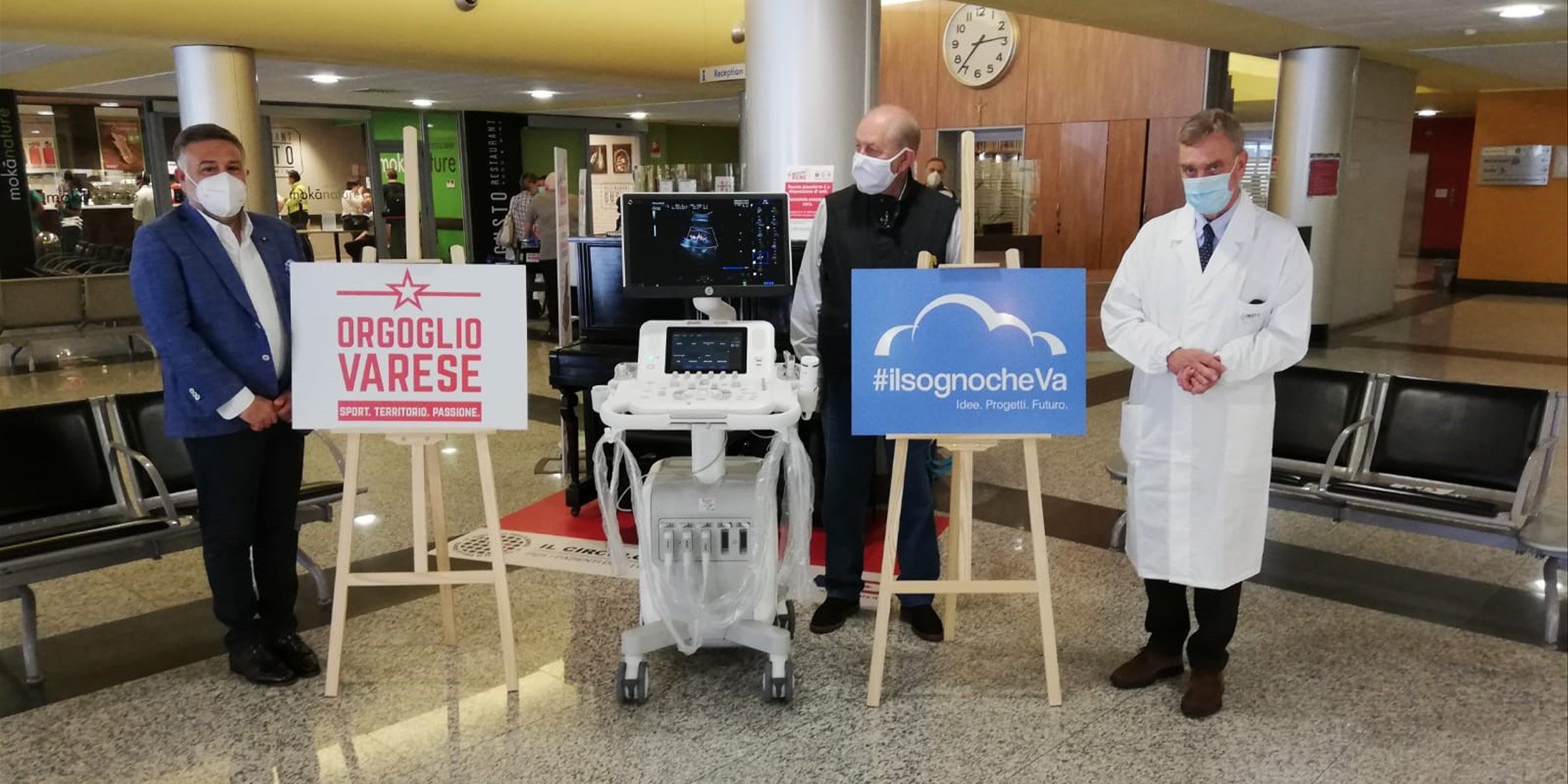Orgoglio Varese dona un ecografo all’Ospedale di Circolo