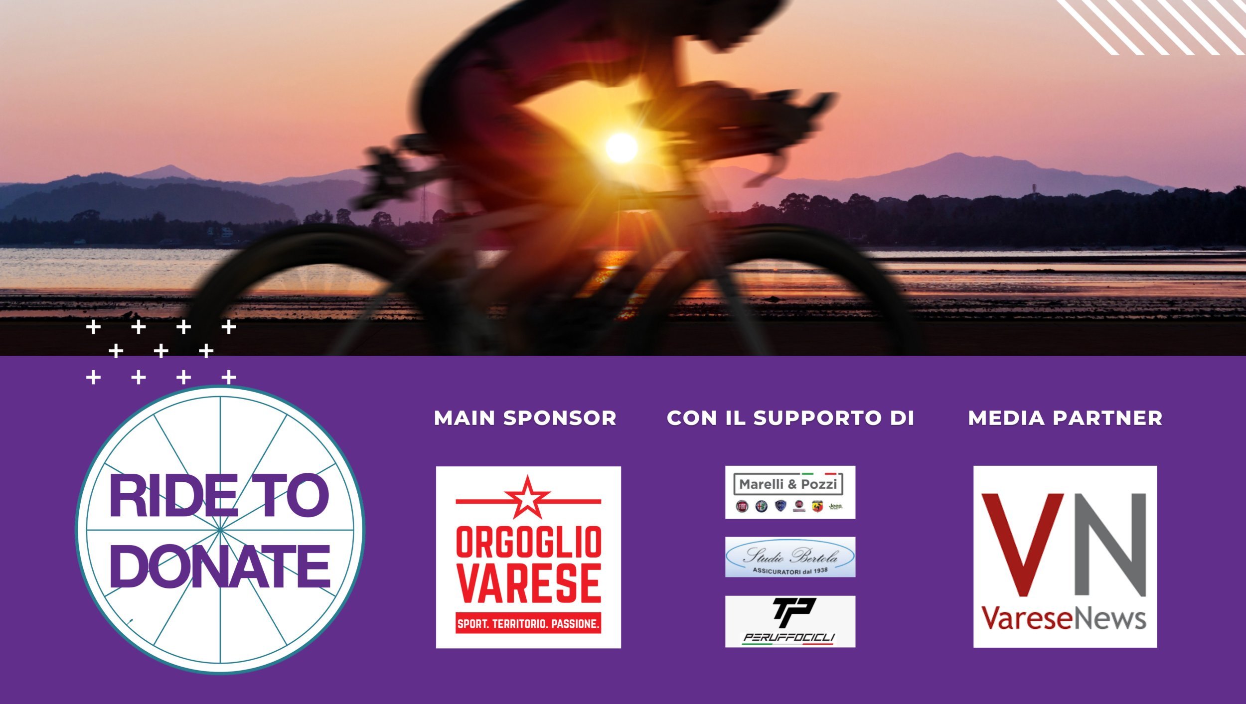 ORGOGLIO VARESE SOSTIENE "RIDE TO DONATE"