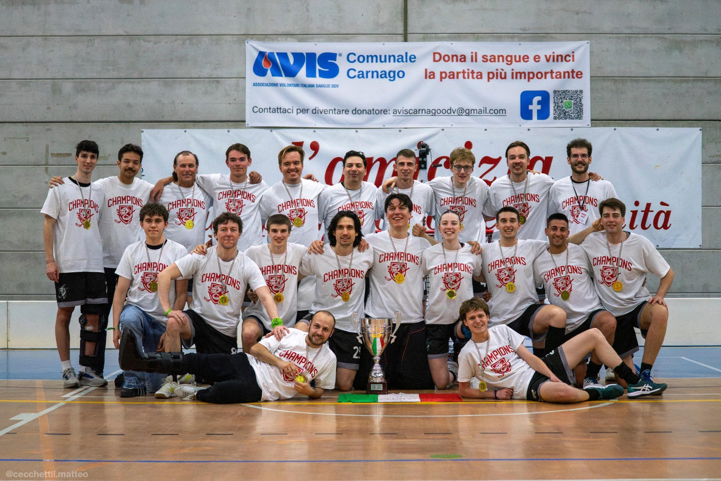 UNIHOCKEY CLUB VARESE CAMPIONE D’ITALIA